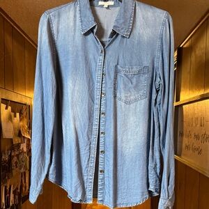 Maurices Dark blue Denim Shirt - Small